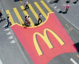 McDonald's ambient campaign